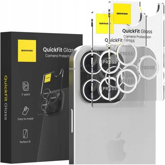 Spacecase QuickFit Camera iPhone 16 Pro/16 Pro Max white titan - (5905719112707)