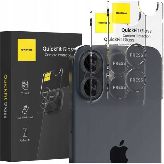 Spacecase QuickFit Camera iPhone 16/16 Plus black - (5905719112684)