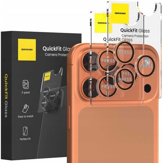 Spacecase Quickfit Camera iPhone 17 Pro/Max orange - (5905719138035)