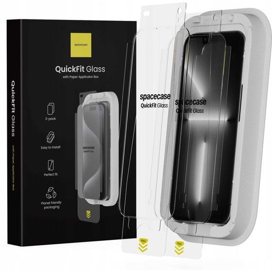 Spacecase QuickFit Glass iPhone 13/13 Pro/14/SE4 (2025) - (5905719112790)