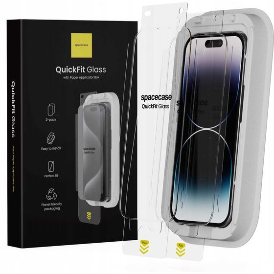 Spacecase QuickFit Glass iPhone 14 Pro - (5905719112806)