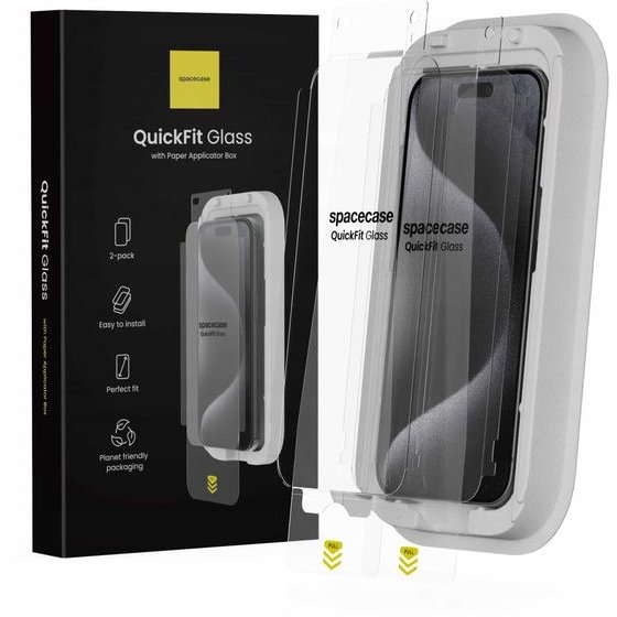 Spacecase QuickFit Glass IPhone 15 Pro Max - (5905719112844)