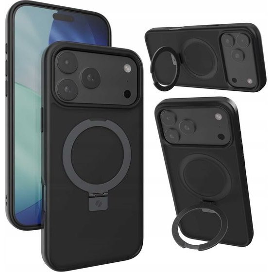Spacecase Ring Pro iPhone 17 Pro Max black - (5905719130954)