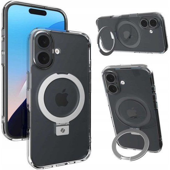 Spacecase Ring Pro Mag iPhone 16 clear - (5905719112196)