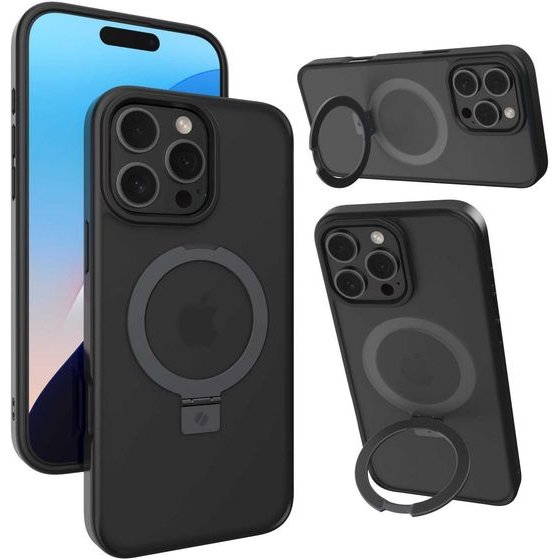 Spacecase Ring Pro Mag iPhone 16 Pro Max black - (5905719112226)