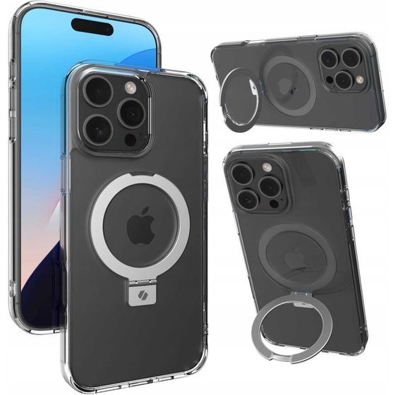 Spacecase Ring Pro Mag iPhone 16 Pro Max clear - (5905719112233)