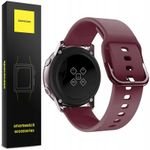 Spacecase Silicone Band 20mm dark red - (5903943240388)