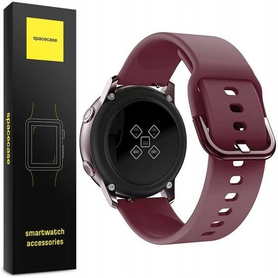Spacecase Silicone Band 20mm dark red - (5903943240388)