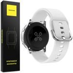 Spacecase Silicone Band 20mm white - (5903943240432)