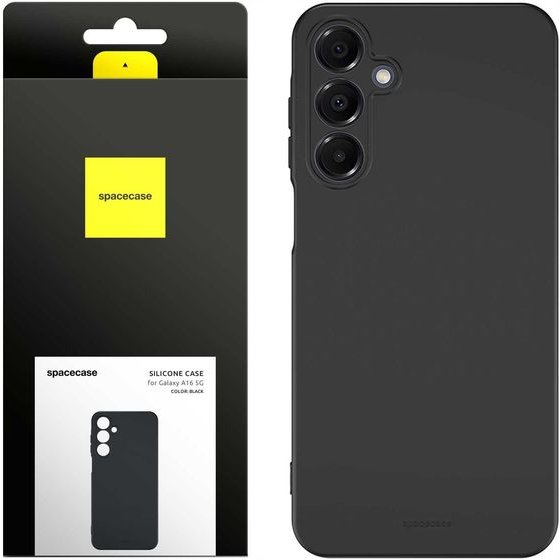 Spacecase Silicone Case 3.0 Galaxy A16 5G black - (5905719113742)