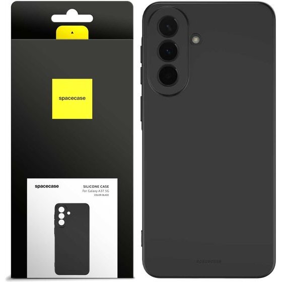 Spacecase Silicone Case 3.0 Galaxy A37 5G black - (5905719140441)