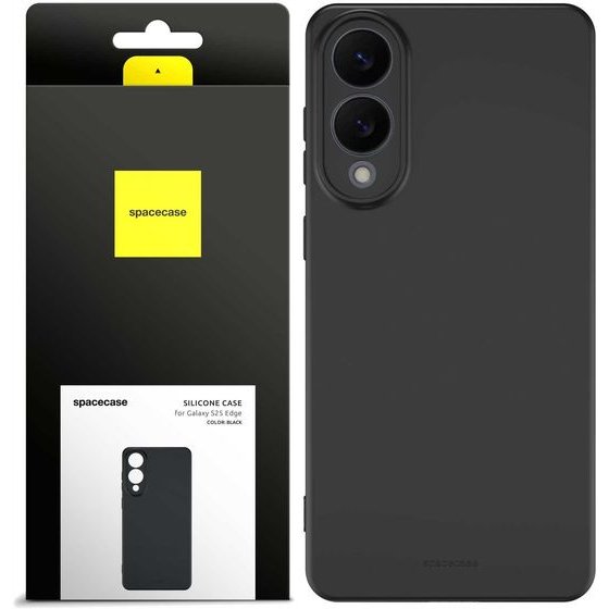 Spacecase Silicone Case 3.0 Galaxy S25 Edge black - (5905719118464)