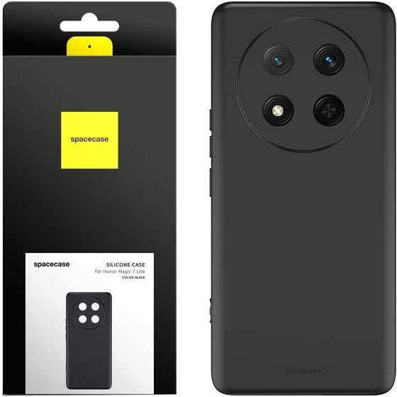 Spacecase Silicone Case 3.0 Honor Magic 7 Lite black - (5905719114572)