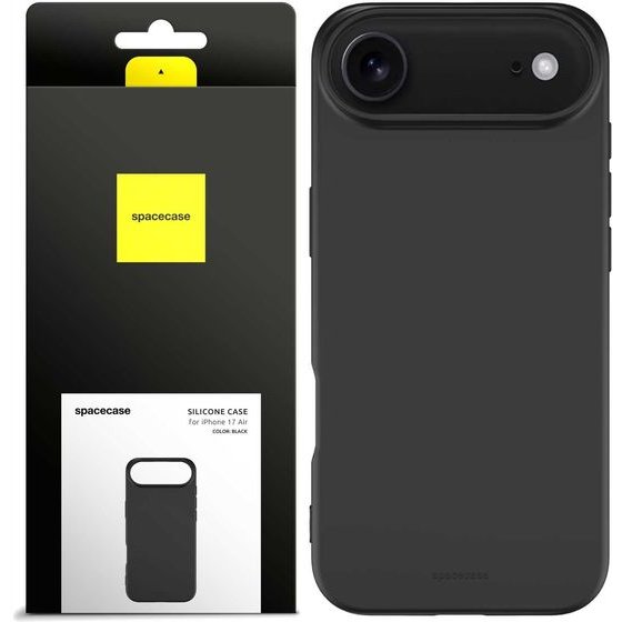 Spacecase Silicone Case 3.0 iPhone 17 Air black - (5905719131333)