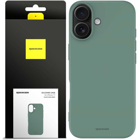 Spacecase Silicone Case 3.0 iPhone 17 dark green - (5905719131302)