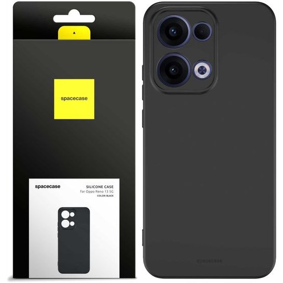 Spacecase Silicone Case 3.0 Oppo Reno13 5G black - (5905719118884)