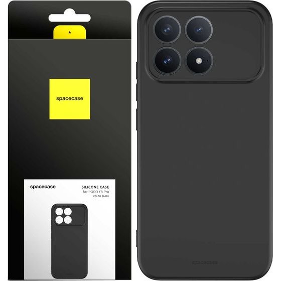 Spacecase Silicone Case 3.0 Poco F8 Pro black - (5905719138479)
