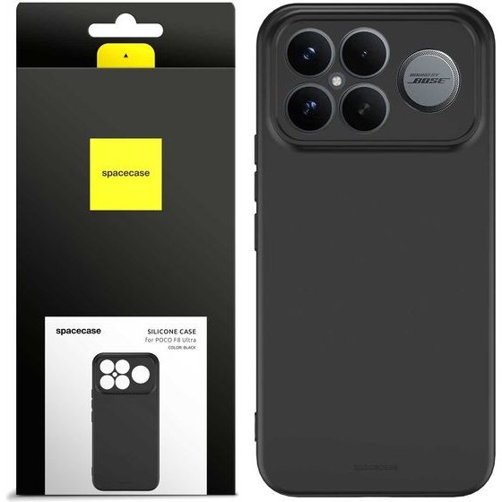 Spacecase Silicone Case 3.0 Poco F8 Ultra black - (5905719138486)