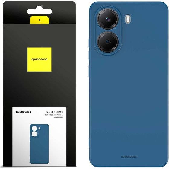 Spacecase Silicone Case 3.0 Poco X7 Pro 5G blue - (5905719118037)