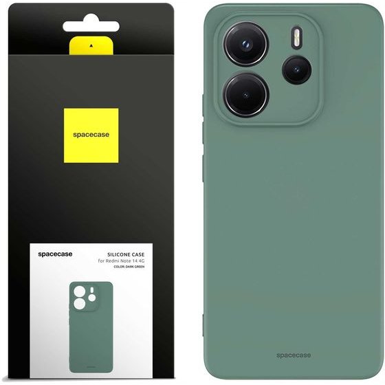 Spacecase Silicone Case 3.0 Redmi Note 14 5G dark green - (5905719117092)