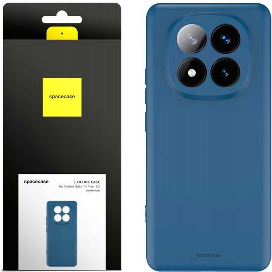 Spacecase Silicone Case 3.0 Redmi Note 14 Pro+ 5G blue - (5905719113674)