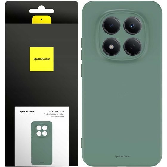 Spacecase Silicone Case 3.0 RM Note 15 Pro 5G dark green - (5905719138905)