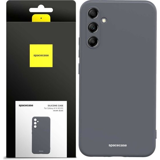Spacecase Silicone Case Galaxy A14 4G/5G black - (5905123490491)