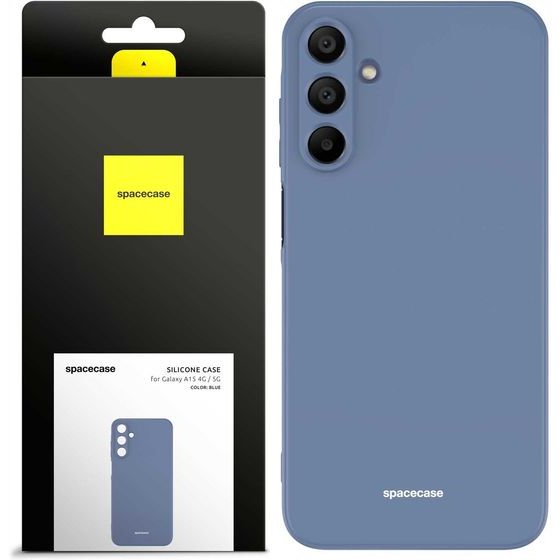 Spacecase Silicone Case Galaxy A15 4G / 5G blue - (5905719107499)