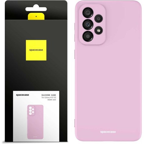Spacecase Silicone Case Galaxy A33 5G lilac - (5905123432798)