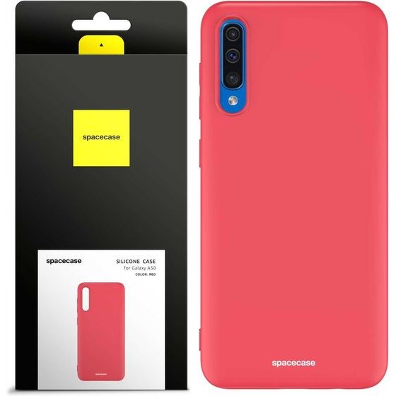 Spacecase Silicone Case Galaxy A50 red - (5905123436215)