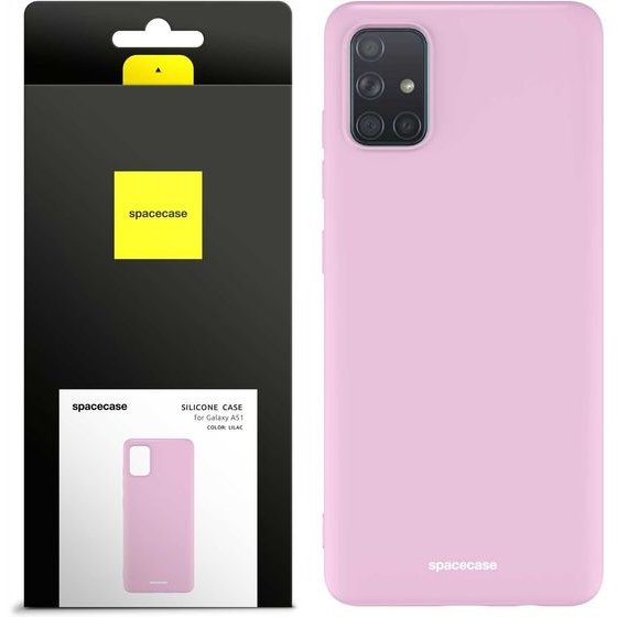 Spacecase Silicone Case Galaxy A51 lilac - (5905123436277)