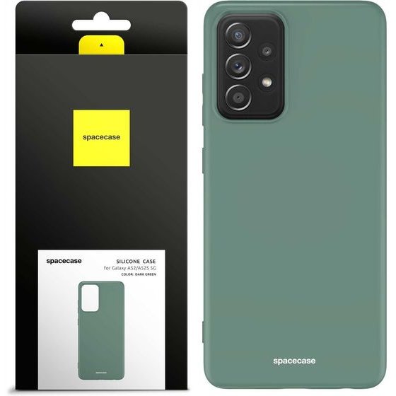 Spacecase Silicone Case Galaxy A52/A52s dark green - (5905123436345)