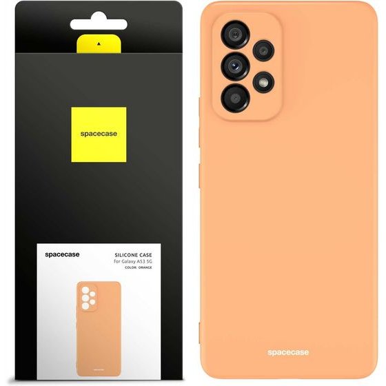 Spacecase Silicone Case Galaxy A53 5G orange - (5905123436444)