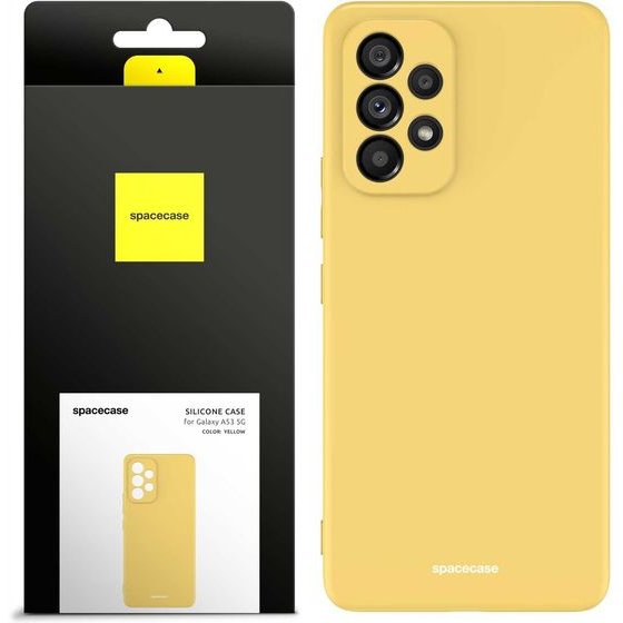 Spacecase Silicone Case Galaxy A53 5G yellow - (5905123436468)