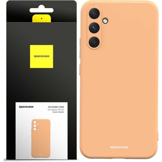 Spacecase Silicone Case Galaxy A54 5G orange - (5905123490125)