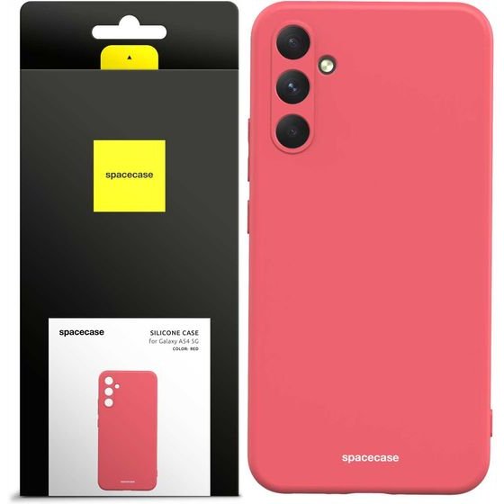 Spacecase Silicone Case Galaxy A54 5G red - (5905123490132)