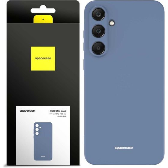 Spacecase Silicone Case Galaxy A55 5G blue - (5905719108717)