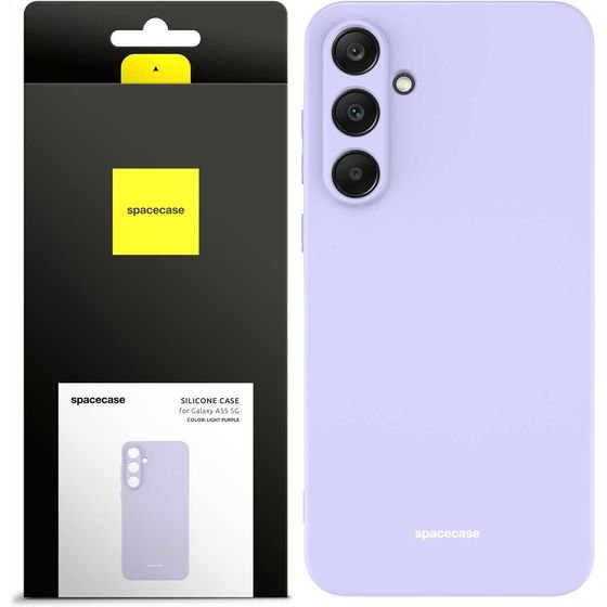 Spacecase Silicone Case Galaxy A55 5G light purple - (5905719108748)