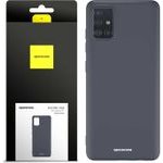Spacecase Silicone Case Galaxy A71 black - (5905123436550)