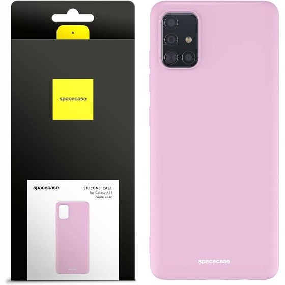 Spacecase Silicone Case Galaxy A71 lilac - (5905123436598)