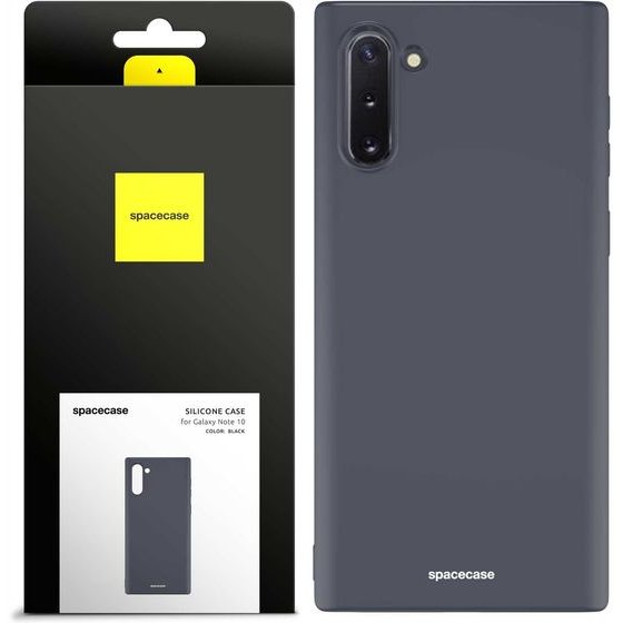 Spacecase Silicone Case Galaxy Note 10 black - (5905123436635)
