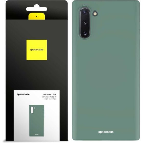 Spacecase Silicone Case Galaxy Note 10 dark green - (5905123436666)
