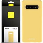 Spacecase Silicone Case Galaxy S10 yellow - (5905123437021)