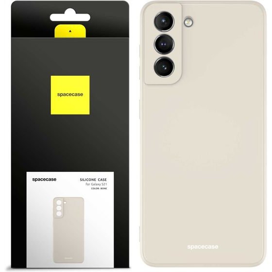 Spacecase Silicone Case Galaxy S21 bone - (5905123432859)