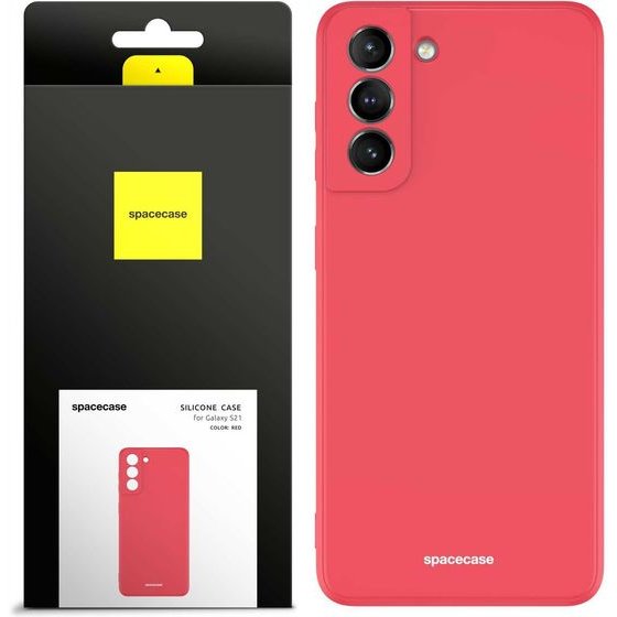 Spacecase Silicone Case Galaxy S21 red - (5905123432897)