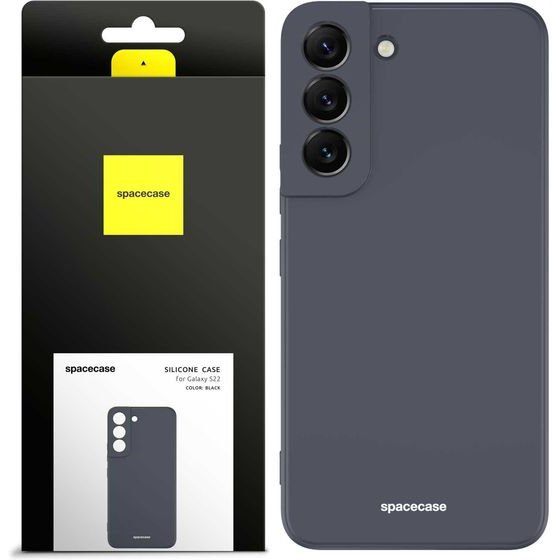 Spacecase Silicone Case Galaxy S22 black - (5905123433153)