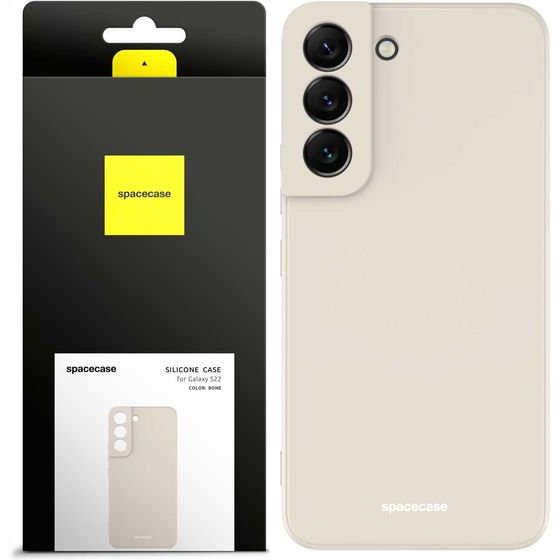 Spacecase Silicone Case Galaxy S22 bone - (5905123433177)