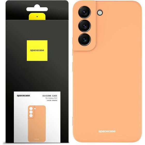Spacecase Silicone Case Galaxy S22 orange - (5905123433207)