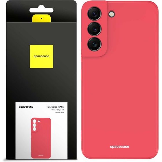 Spacecase Silicone Case Galaxy S22 red - (5905123433214)