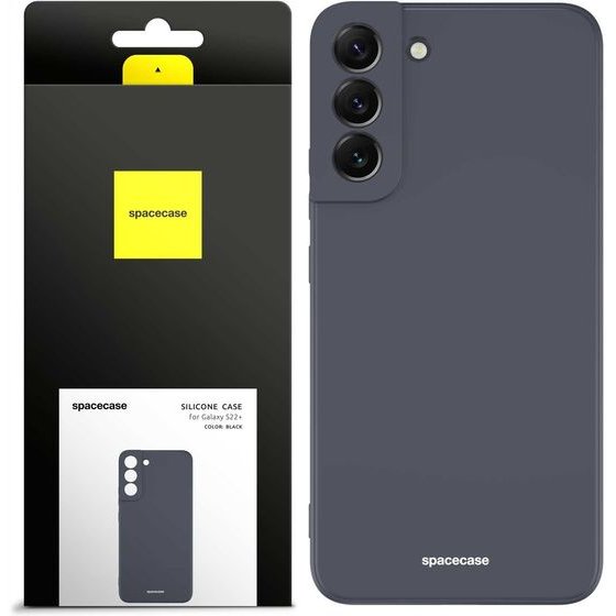 Spacecase Silicone Case Galaxy S22+ black - (5905123433313)